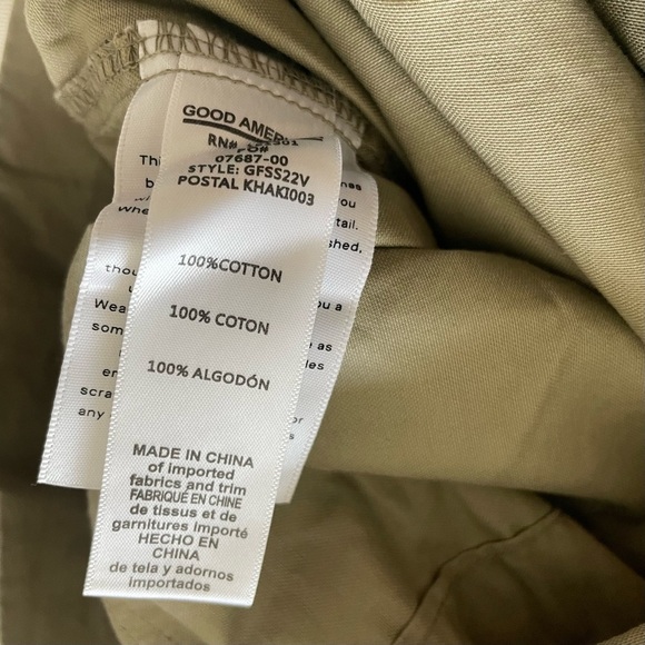 GOOD AMERICAN Womens Flight Suit Romper Size 5 Postal Khaki - Picture 9 of 15